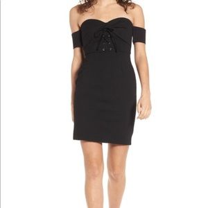 NWT Nordstrom ASTR Strapless Corset Bodycon Dress